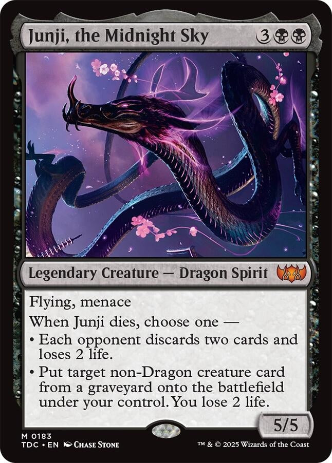 Image for Junji, the Midnight Sky (183) (TDC) - Magic: The Gathering