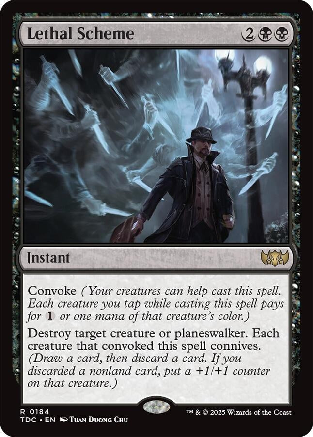 Image for Lethal Scheme (184) (TDC) - Magic: The Gathering