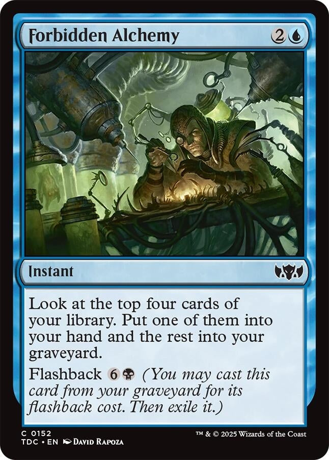 Image for Forbidden Alchemy (152) (TDC) - Magic: The Gathering