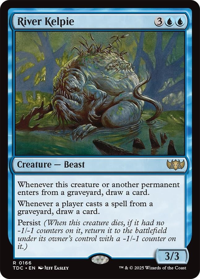 Image for River Kelpie (166) (TDC) - Magic: The Gathering