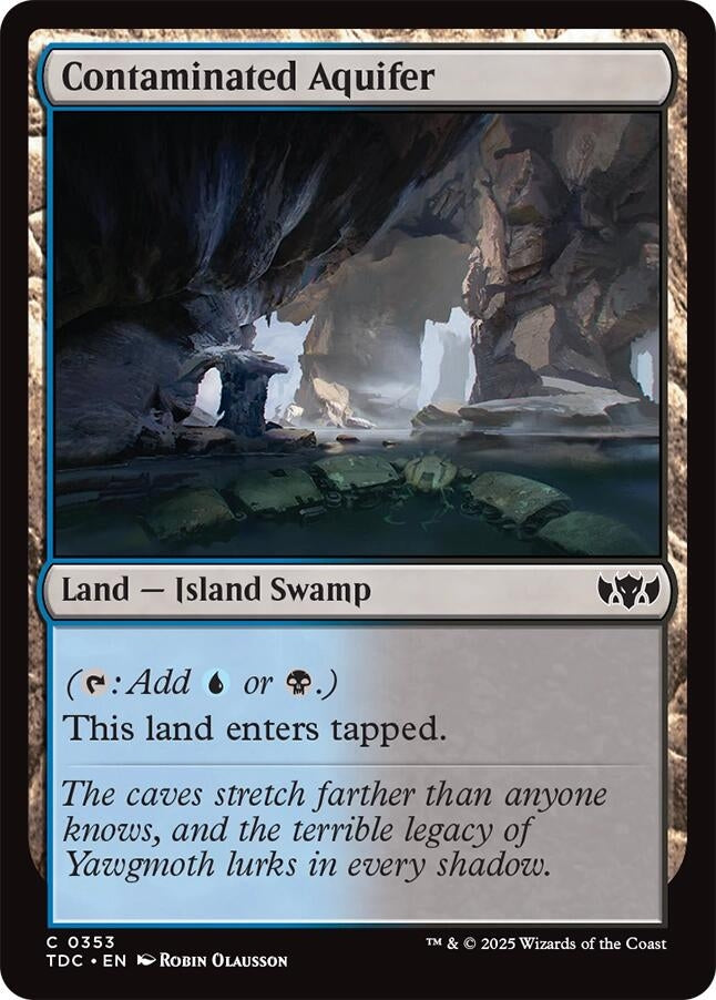 Image for Contaminated Aquifer (353) (TDC) - Magic: The Gathering