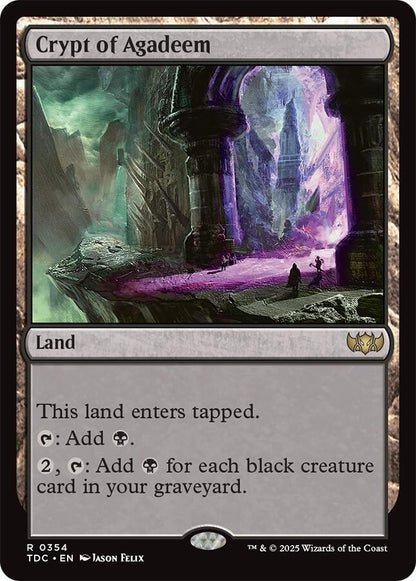 Image for Crypt of Agadeem (354) (TDC) - Magic: The Gathering