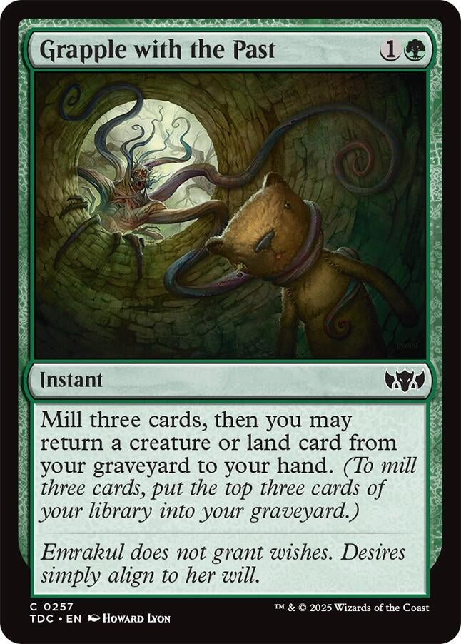 Image for Grapple with the Past (257) (TDC) - Magic: The Gathering