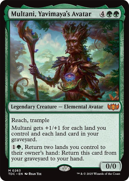 Image for Multani, Yavimaya's Avatar (263) (TDC) - Magic: The Gathering