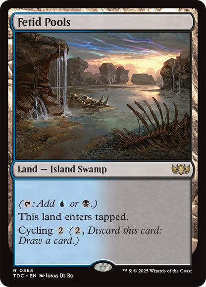 Image for Fetid Pools (363) (TDC) - Magic: The Gathering