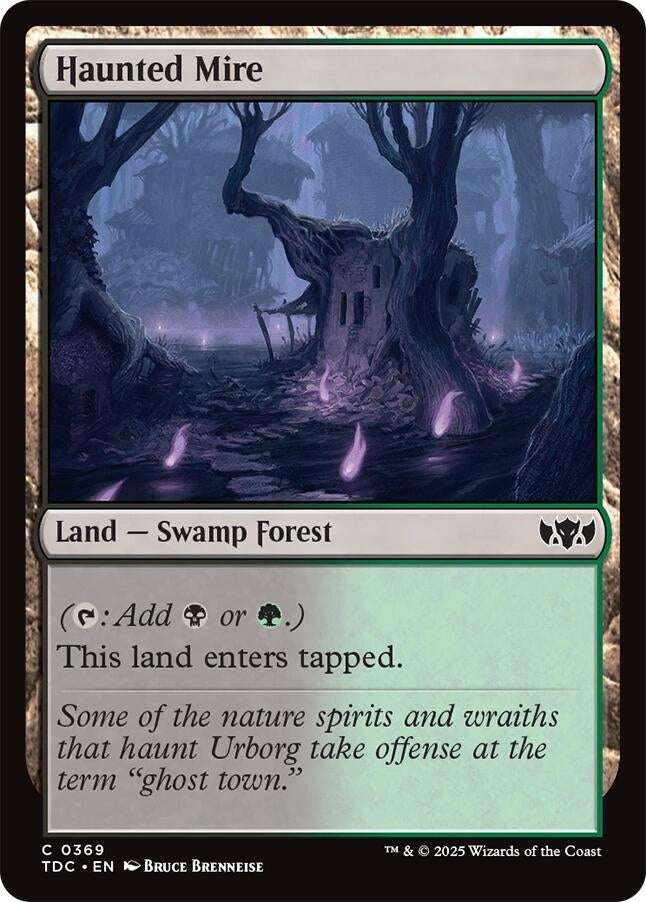 Image for Haunted Mire (369) (TDC) - Magic: The Gathering