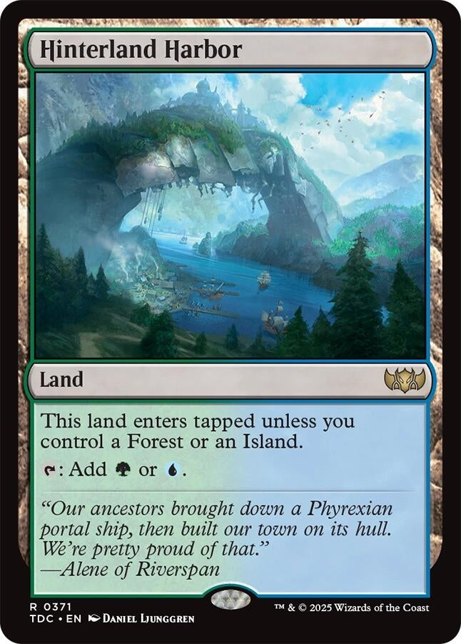 Image for Hinterland Harbor (371) (TDC) - Magic: The Gathering
