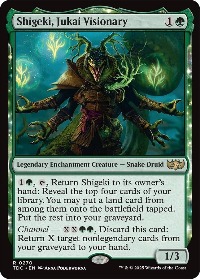 Image for Shigeki, Jukai Visionary (270) (TDC) - Magic: The Gathering