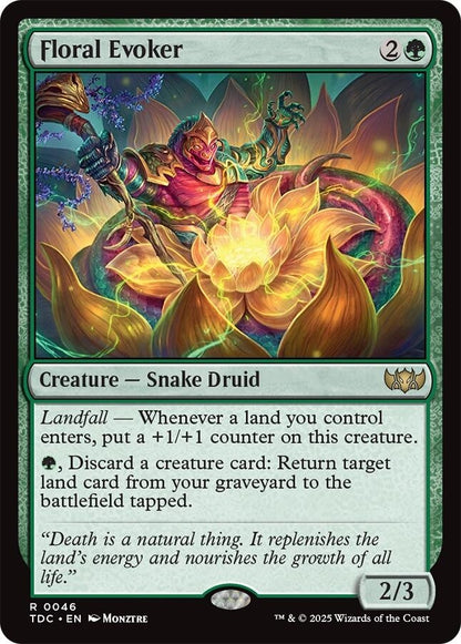 Image for Floral Evoker (46) (TDC) - Magic: The Gathering