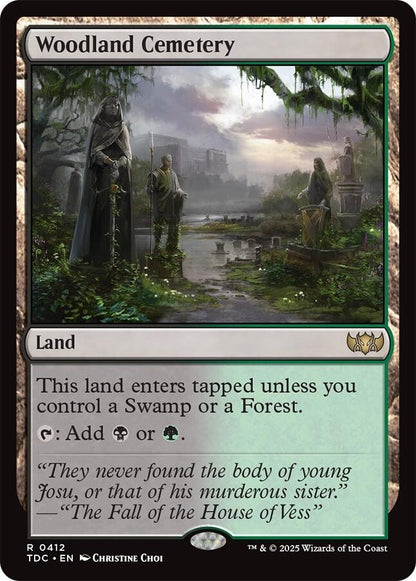 Image for Woodland Cemetery (412) (TDC) - Magic: The Gathering