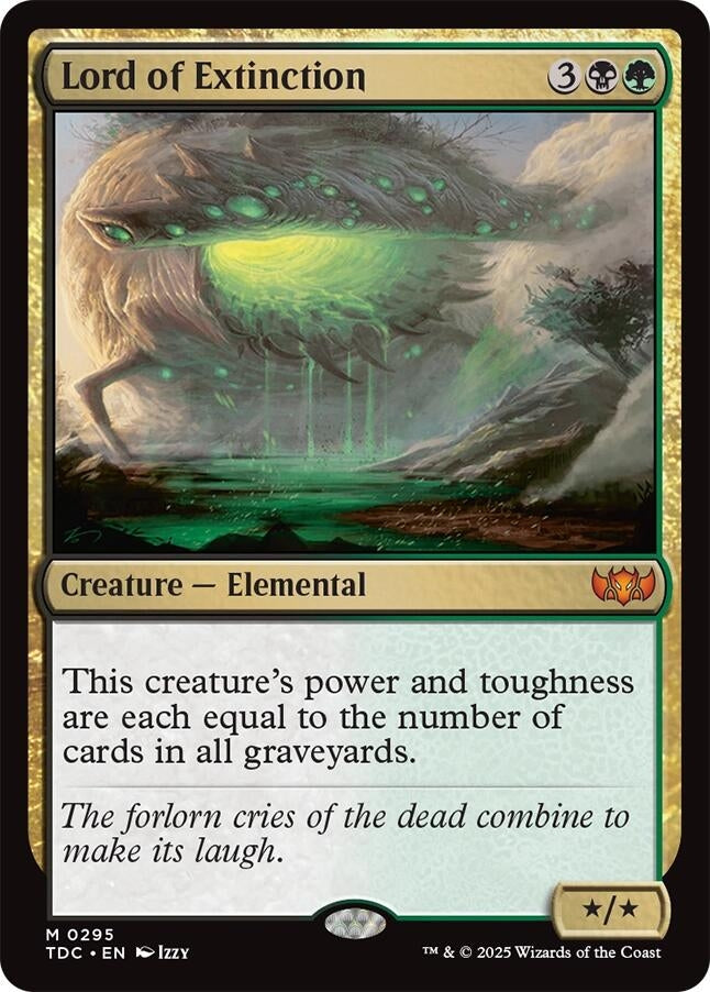Image for Lord of Extinction (295) (TDC) - Magic: The Gathering