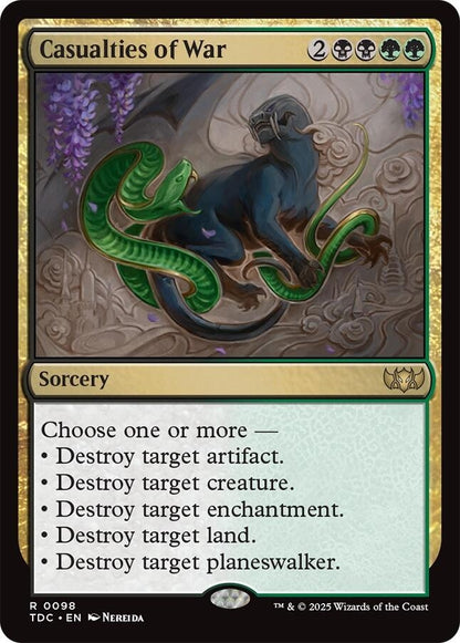 Image for Casualties of War (98) (TDC) - Magic: The Gathering