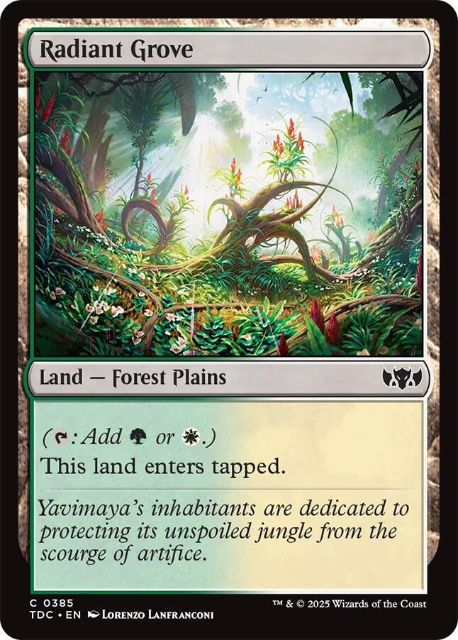 Image for Radiant Grove (385) (TDC) - Magic: The Gathering