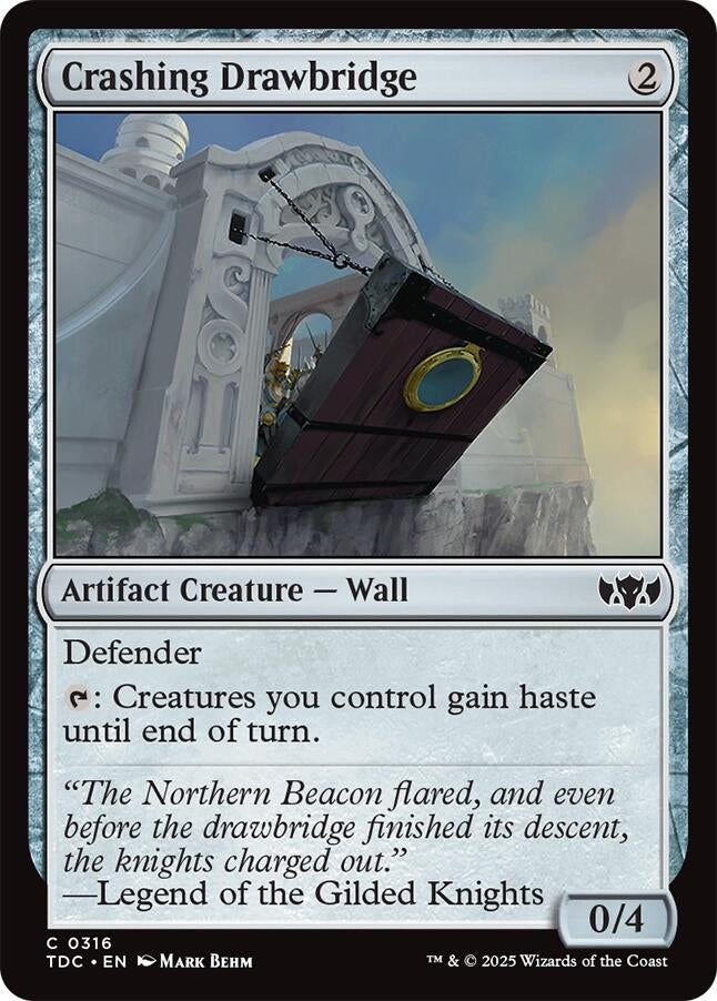 Image for Crashing Drawbridge (316) (TDC) - Magic: The Gathering