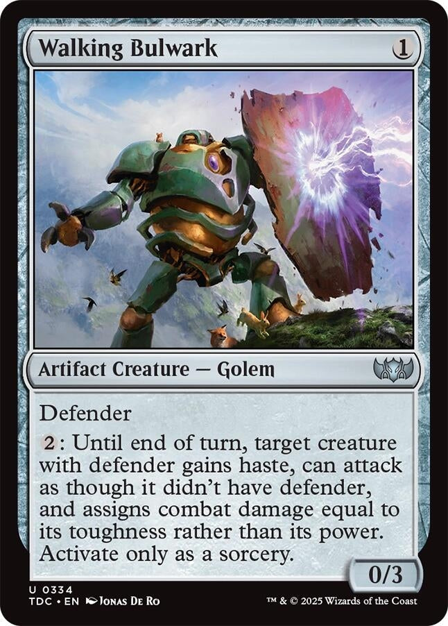 Image for Walking Bulwark (334) (TDC) - Magic: The Gathering