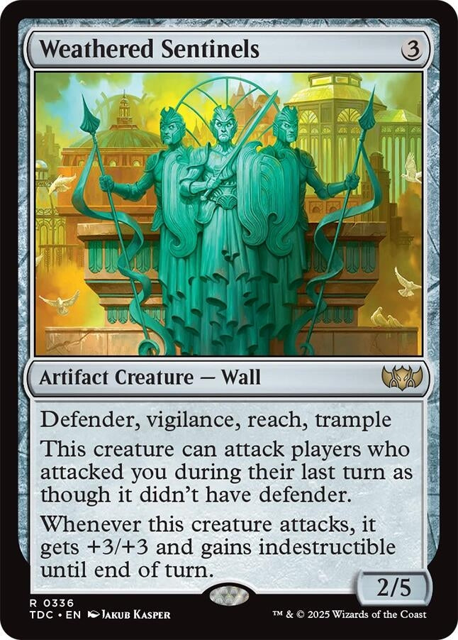 Image for Weathered Sentinels (336) (TDC) - Magic: The Gathering