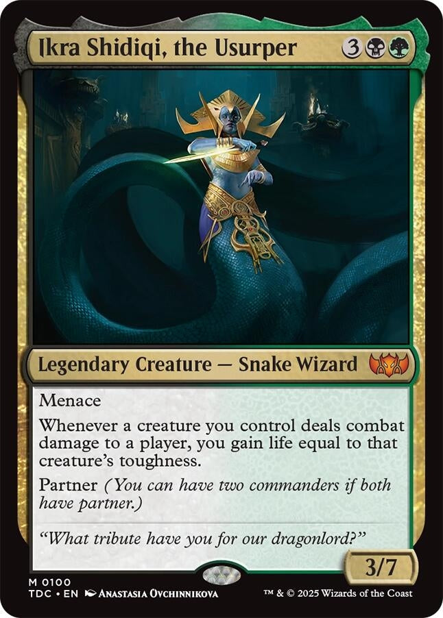 Image for Ikra Shidiqi, the Usurper (100) (TDC) - Magic: The Gathering