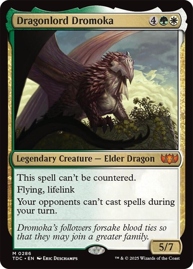 Image for Dragonlord Dromoka (286) (TDC) - Magic: The Gathering