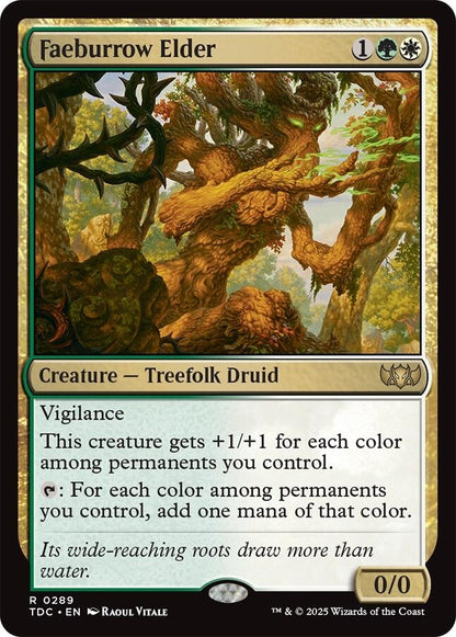 Image for Faeburrow Elder (289) (TDC) - Magic: The Gathering