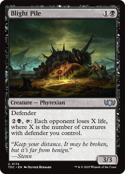 Image for Blight Pile (174) (TDC) - Magic: The Gathering