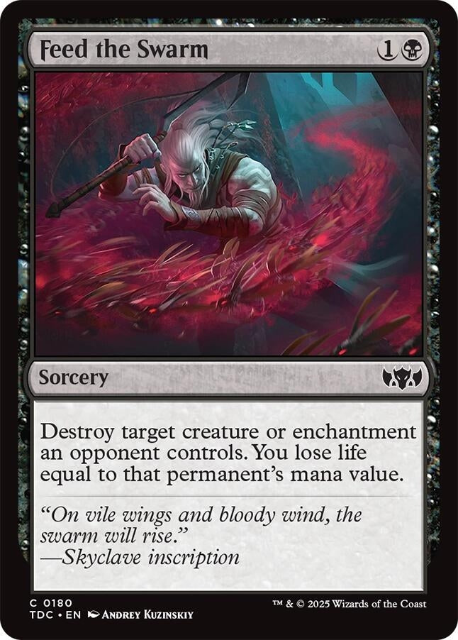 Image for Feed the Swarm (180) (TDC) - Magic: The Gathering