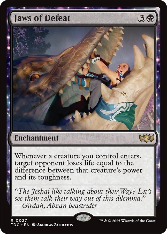 Image for Jaws of Defeat (27) (TDC) - Magic: The Gathering