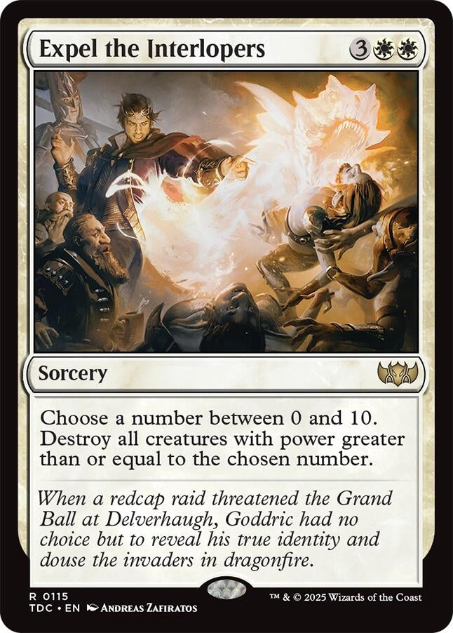 Image for Expel the Interlopers (115) (TDC) - Magic: The Gathering