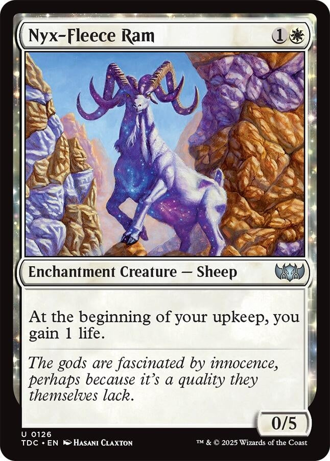 Image for Nyx-Fleece Ram (126) (TDC) - Magic: The Gathering