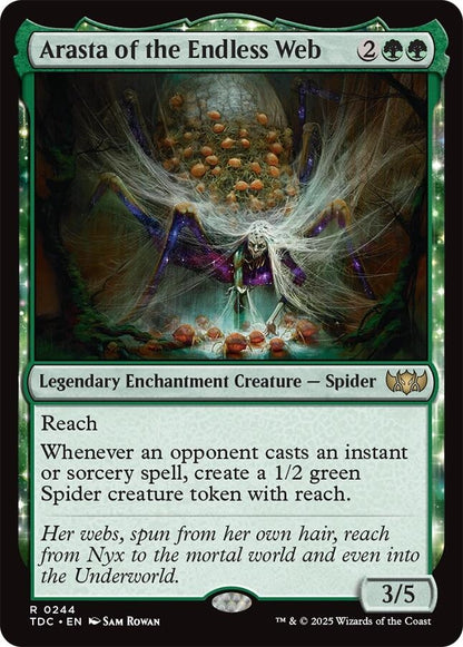 Image for Arasta of the Endless Web (244) (TDC) - Magic: The Gathering