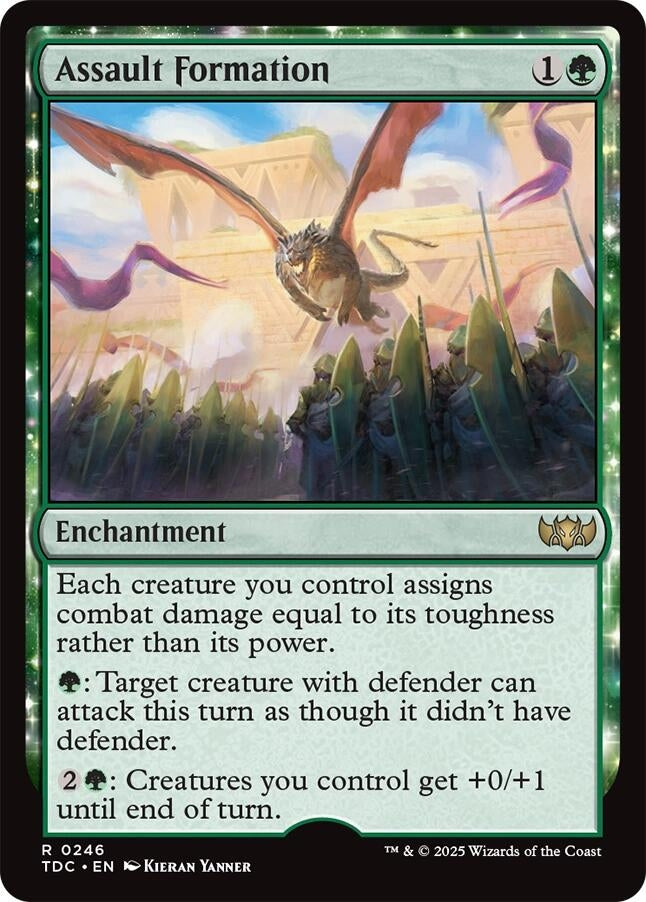 Image for Assault Formation (246) (TDC) - Magic: The Gathering