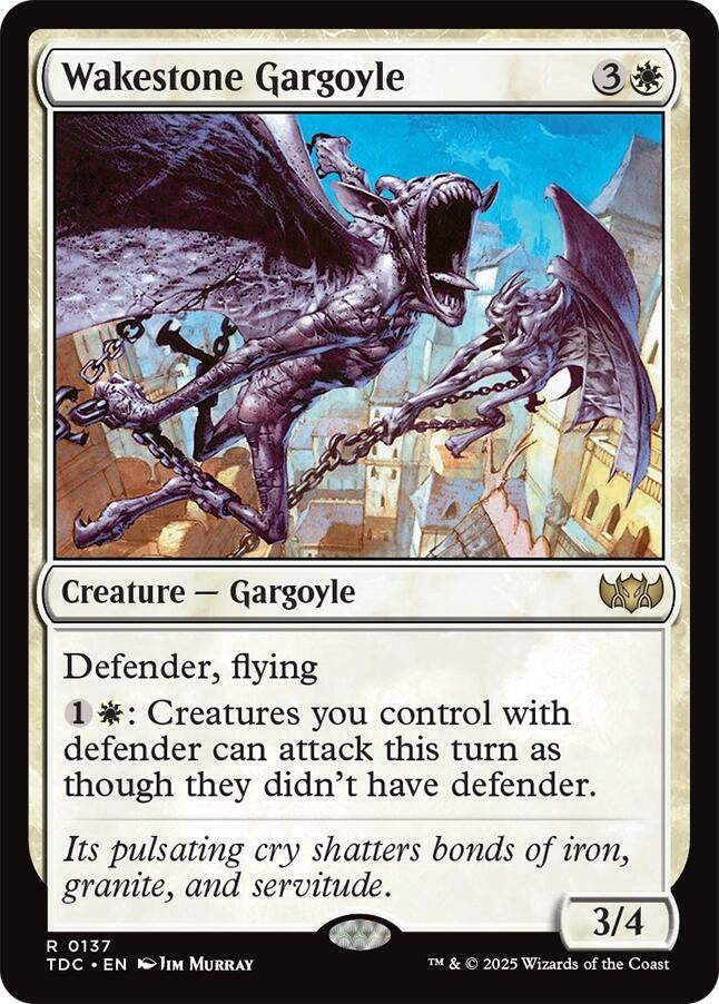Image for Wakestone Gargoyle (137) (TDC) - Magic: The Gathering