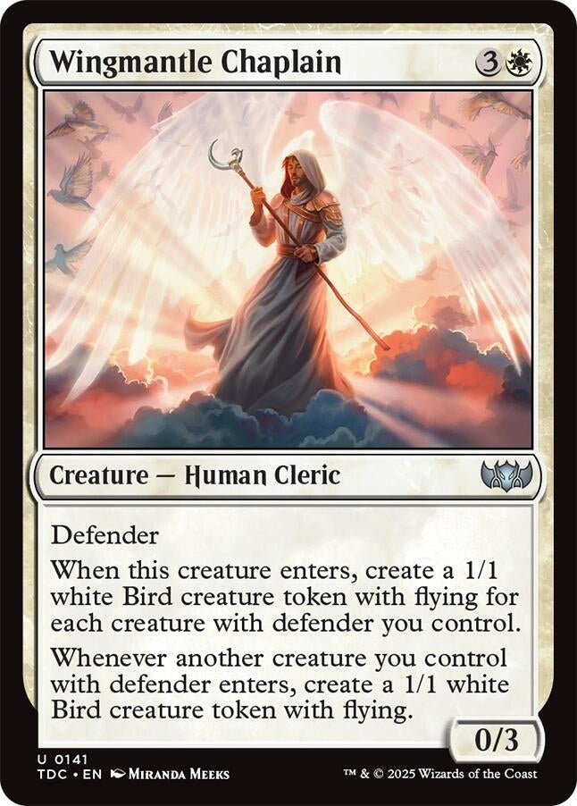 Image for Wingmantle Chaplain (141) (TDC) - Magic: The Gathering