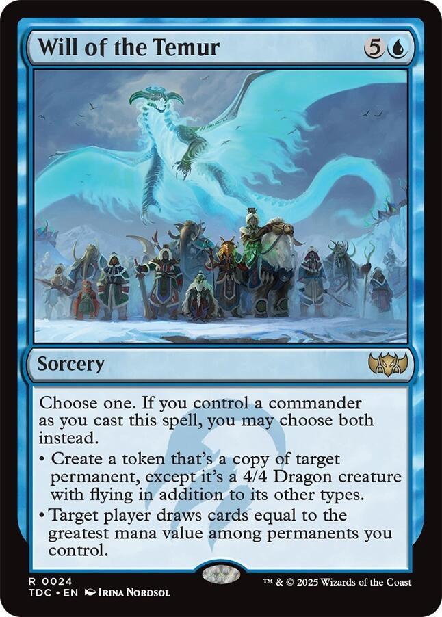 Image for Will of the Temur (24) (TDC) - Magic: The Gathering
