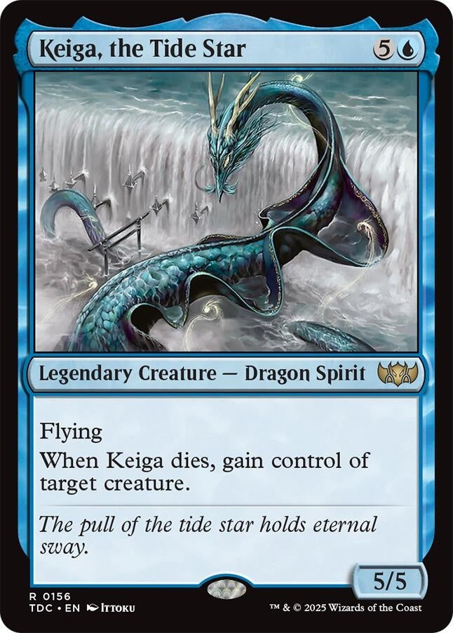 Image for Keiga, the Tide Star (156) (TDC) - Magic: The Gathering