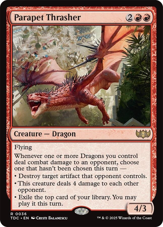 Image for Parapet Thrasher (36) (TDC) - Magic: The Gathering