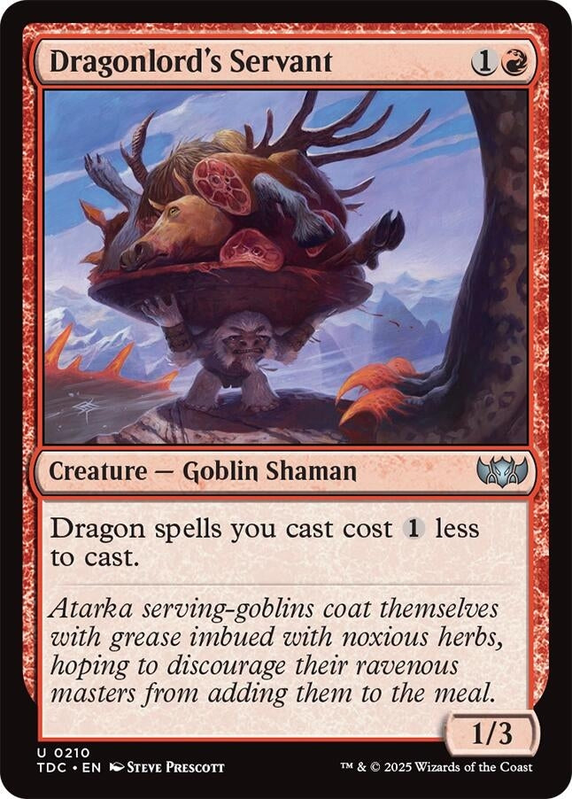 Image for Dragonlord's Servant (210) (TDC) - Magic: The Gathering