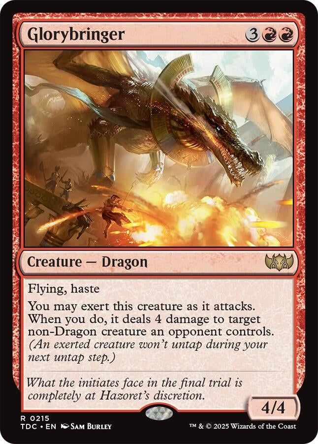 Image for Glorybringer (215) (TDC) - Magic: The Gathering