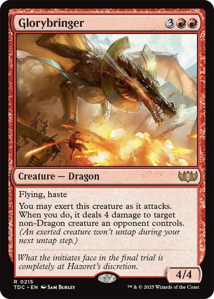 Image for Glorybringer (215) (TDC) - Magic: The Gathering