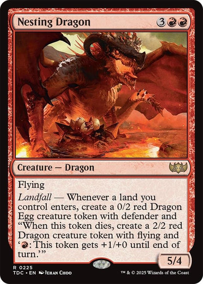Image for Nesting Dragon (225) (TDC) - Magic: The Gathering