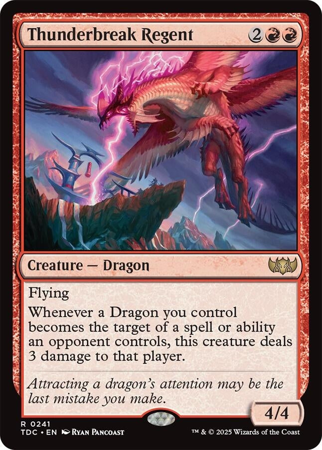 Image for Thunderbreak Regent (241) (TDC) - Magic: The Gathering