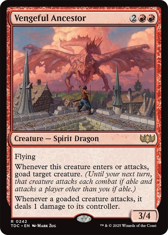 Image for Vengeful Ancestor (242) (TDC) - Magic: The Gathering