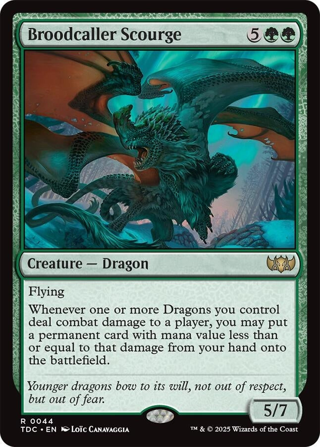 Image for Broodcaller Scourge (44) (TDC) - Magic: The Gathering