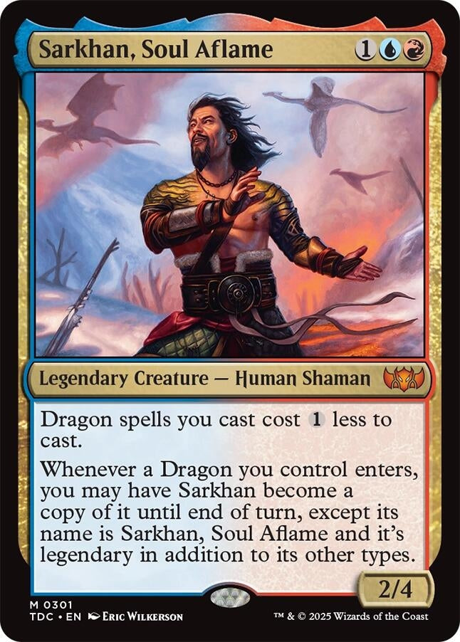 Image for Sarkhan, Soul Aflame (301) (TDC) - Magic: The Gathering