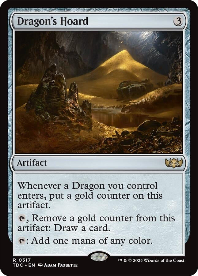 Image for Dragon's Hoard (317) (TDC) - Magic: The Gathering