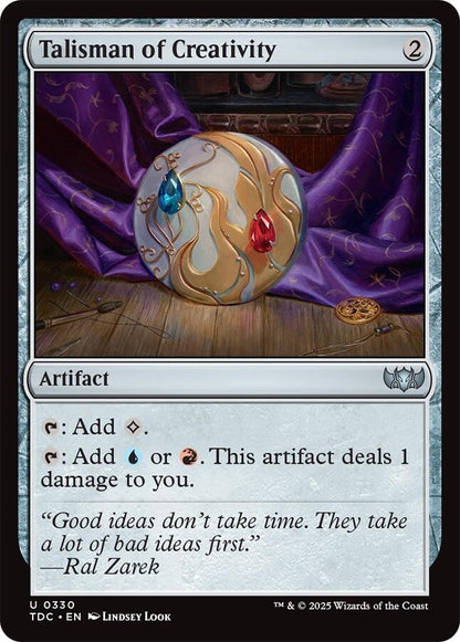Image for Talisman of Creativity (330) (TDC) - Magic: The Gathering
