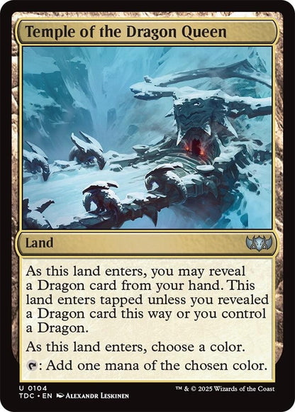 Image for Temple of the Dragon Queen (104) (TDC) - Magic: The Gathering