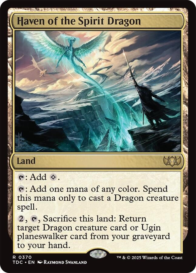 Image for Haven of the Spirit Dragon (370) (TDC) - Magic: The Gathering