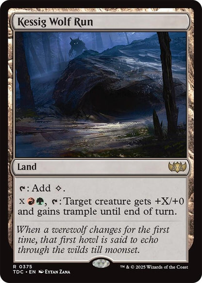 Image for Kessig Wolf Run (375) (TDC) - Magic: The Gathering