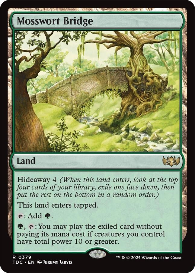 Image for Mosswort Bridge (379) (TDC) - Magic: The Gathering