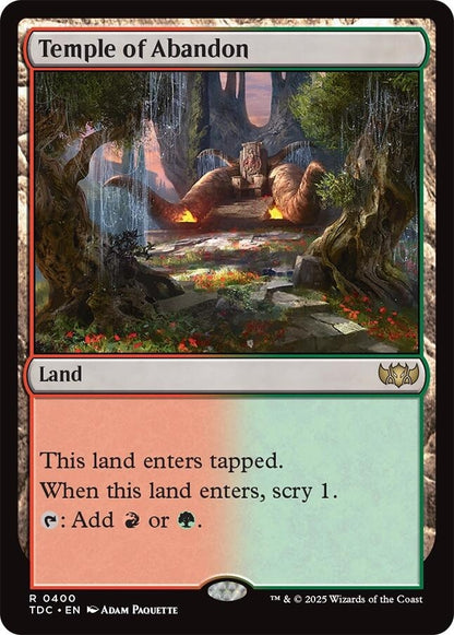 Image for Temple of Abandon (400) (TDC) - Magic: The Gathering